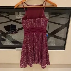 sachin and babi light blue dress Burgundy Prom Dresses